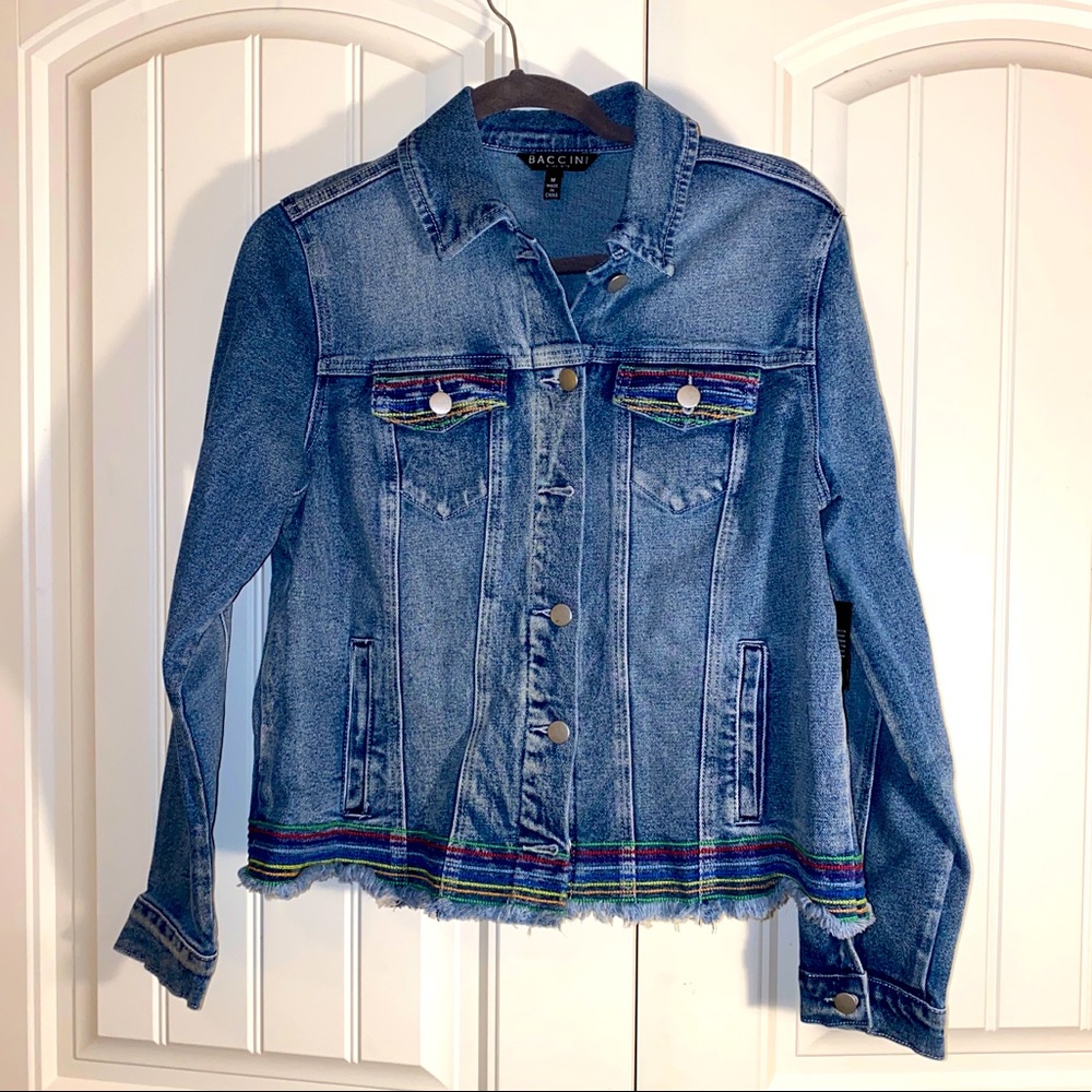 BACCINI Trucker Denim Jacket size M